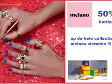 Alle melano sieraden nu met 50% korting !