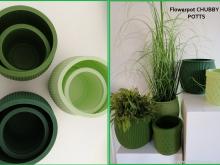 FLOWERPOT CHUBBY & POTTS siliconen bloempotten