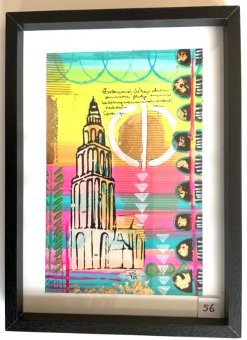 Schilderij Martinitoren Groningen FB art