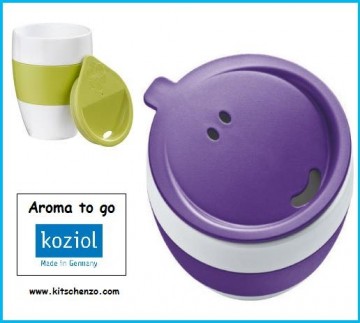 Koziol  AROMA COFFEE TO GO mok met deksel