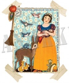 Van ikke strijkapplicatie: sneeuwwitje