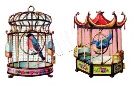 Van ikke strijkapplicatie: 2 kooitjes