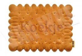 Van ikke strijkapplicatie: koekje