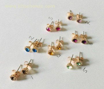 Biba oorstekers 8931 rosegold