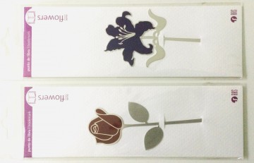 Boekenlegger flowers ras