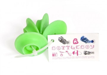 Bottle boy, set 4  in groen