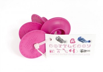 Bottleboy set/4 in roze