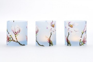 windlicht magnolia blauw