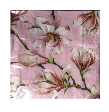 Cedon servetten magnolia roze