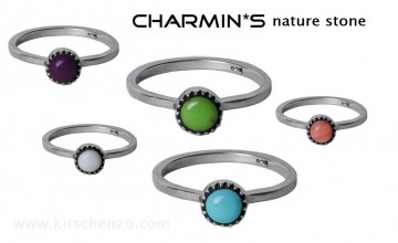 Charmins nature stone ringen diverse uitvoeringen