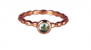 Charmins ring bubbling diamond rose