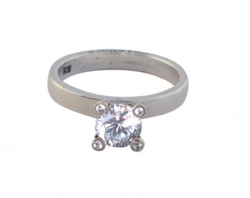 Charmins zilveren ring xl superdream white