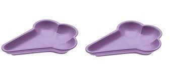 Koziol cornetto ijsschaaltjes set/2 paars