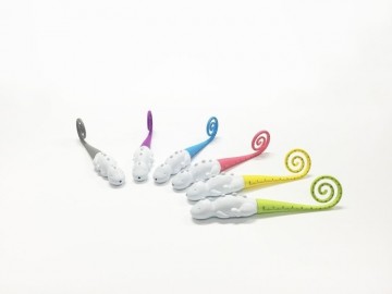 magnetische pen en meetlatje, de dangle dinomon in diverse kleuren