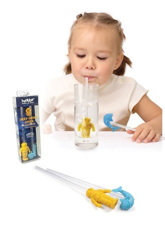 Deep river straws rietjes en houder