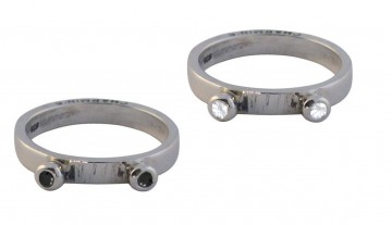 Double diamond charmins black of crystal