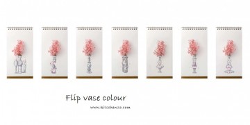 Flip vase colour