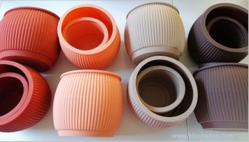 Flowerpot terra bruintinten 0