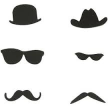 funny face magnets, set 6 stuks