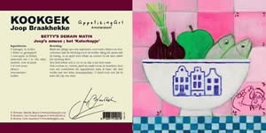 Appetizing art set ( culinaire )wenskaarten : Joop Braakhekke