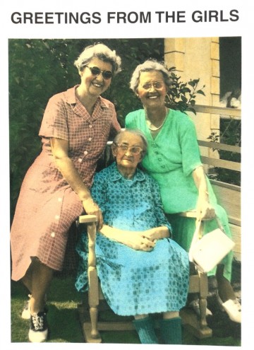 Greetings from the girls