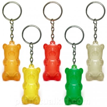 Gummy beer sleutelhanger met lampje
