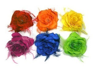 bloem voor in het haar of corsage