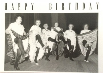 Happy birthday dancers