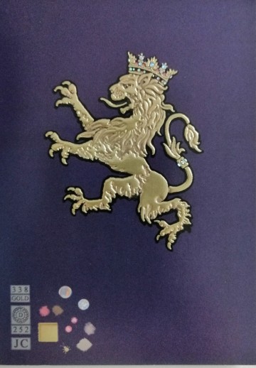 bug art kaart rampant lion