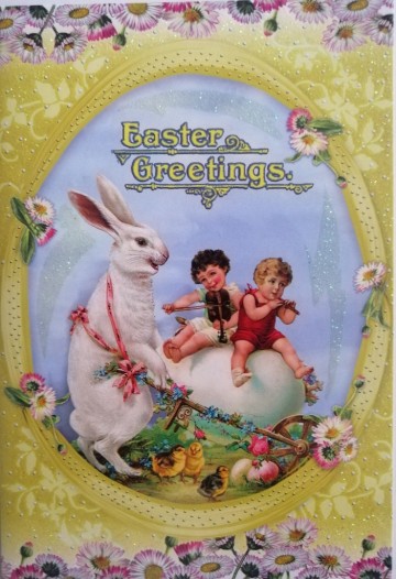 wenskaart easter greetings