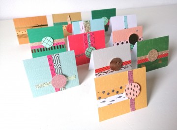 kaartjes mix handgemaakt