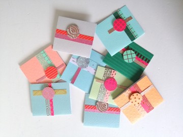 set 9 kadokaartjes handwerk