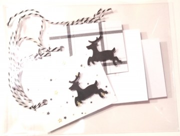 Kerst labels handgemaakt