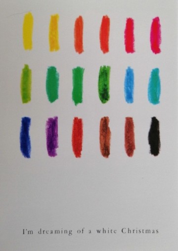 Kerstkaart dreaming of