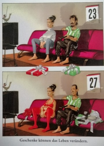 Kerstkaart geschenke