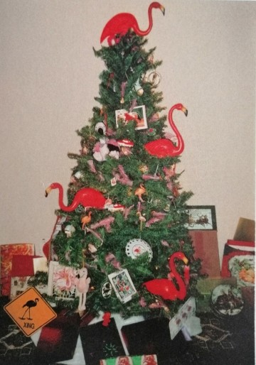 Kerstkaart merry mingos