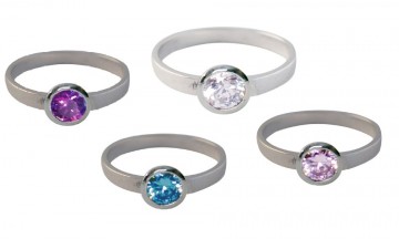 Kidz round crystal diverse kleuren