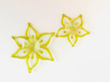 Koziol deco bloem achterzijde