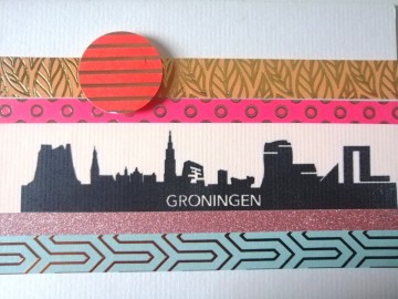 Kunstkaart groningen skyline 3