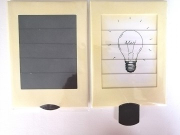 Levende kaart lampje