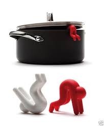 Lid sid houder voor pannedeksel, set/2