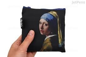 Loqi tas meisje met parel opgevouwen