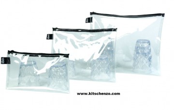 Loqi zip pockets transparant