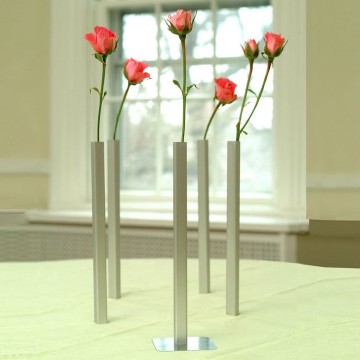 Magnetic vase zilver 3