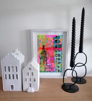 Martinitoren 12 en baksteen huisjes