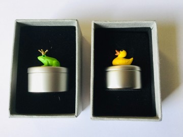 Metal duck en kikker