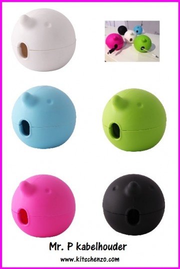 Mr. P kabelhouder in diverse kleuren