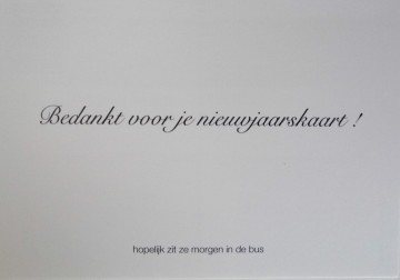 Nieuwjaarskaart