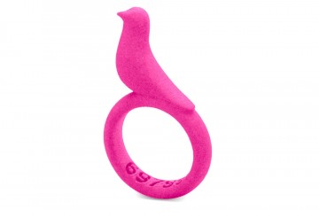 One in a million bird ring: roze