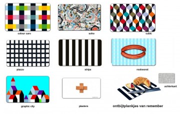 Ontbijtplankjes van remember